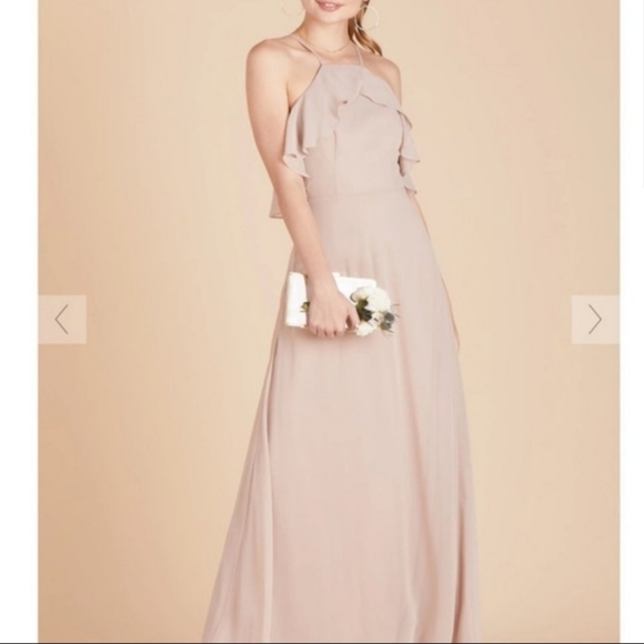 Birdy Grey Taupe Jules Bridesmaid Formal Prom Dress Size Large New Birdy Grey Taupe Jules Bridesmaid Formal Prom Dress Size Large New